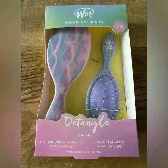 Wet Brush LIMITED EDITION Mommy & Me Brush Set ~ NEW! - Picture 5 of 8